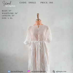 Dress - White V