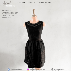 Dress - Black AB