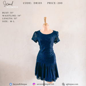 Dress - Blue L