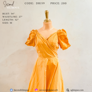 Dress - Golden Yellow