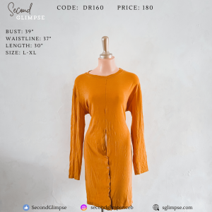 Dress - Orange