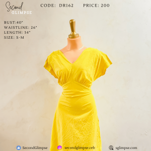 Dress - Bright Yellow