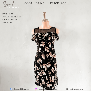 Dress - Printed Black